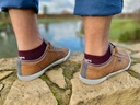 Nos chaussettes Burgundy Bicolor