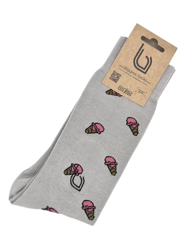 Ice cream O - chaussettes motifs glaces (37-41)