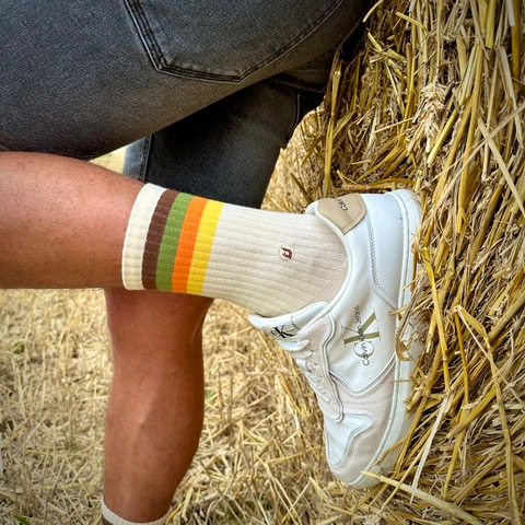 Chaussettes Sport "Beige Multi" (37-41)