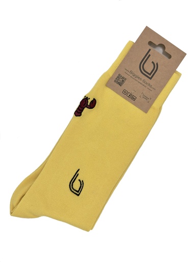 Lobster S - nos chaussettes brodées "homard" (37-41)
